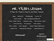 Tablet Screenshot of mrtylerslessons.com